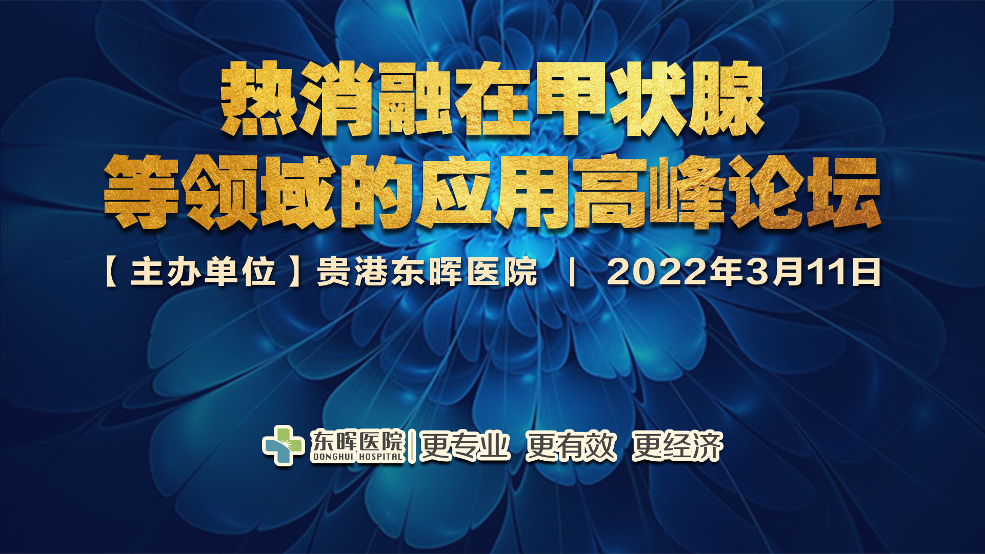 贵港首次热消融高峰论坛圆满落幕